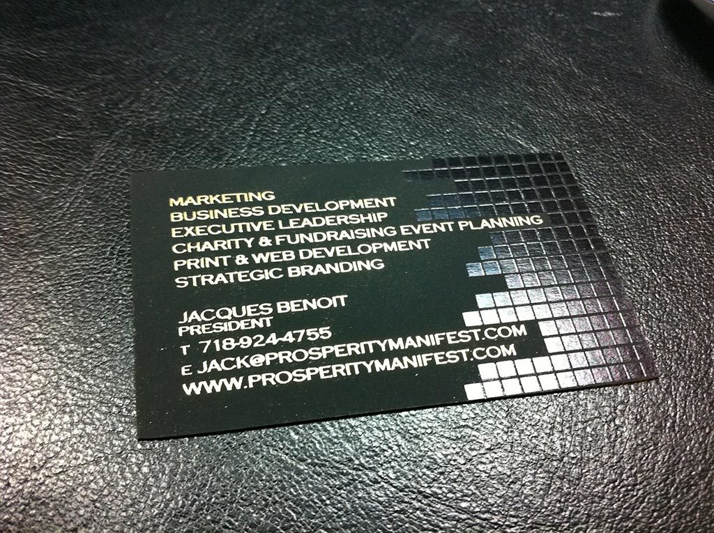 Foil Business Card 1